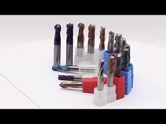 Beschichtete Wolframkarbid Endmühle 4 Flöten Schneidwerkzeuge mit hoher Leistung