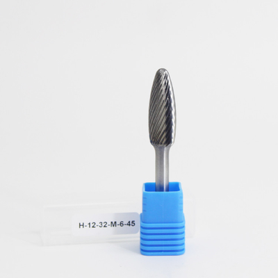 Guter Preis SH Flame Shape Best Carbide Burr für Stahl mit Einzelschnitt 6 mm Schank-Qualität YG6/YG8/YG10X Online