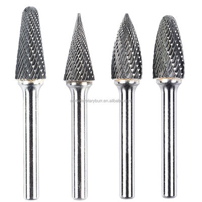 Ein guter Preis. OEM/ODM 10pcs 6mm 1/4' 'Shank Dia Metall Holzschleifen Gravierungen Polieren Wolfram Rotary Burr Set Porting Werkzeuge Carbide Burrs Online
