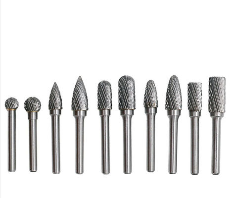 Qualität  Brazed Double Cut Rotary Files Carbide Burrs Set 50000RPM Fabrik