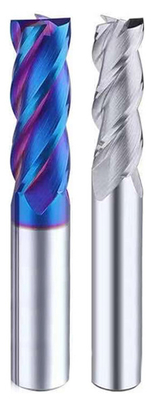 Guter Preis CNC beschichtete Hartmetall-flachen Schaftfräser des Fräser-DLC Online