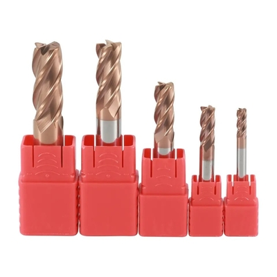 Guter Preis Hartmetall-Schaftfräser-Quadrat DLC HRC55 Durchmessers 4mm beschichtete Schaftfräser Online