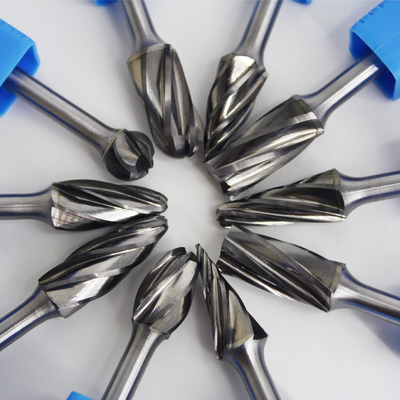 Ein guter Preis. Carbide Burr Bits Diamantgeschnitten Aluma Zahnform Weitkopf Durchmesserbereich für Präzisionsfräsen Online
