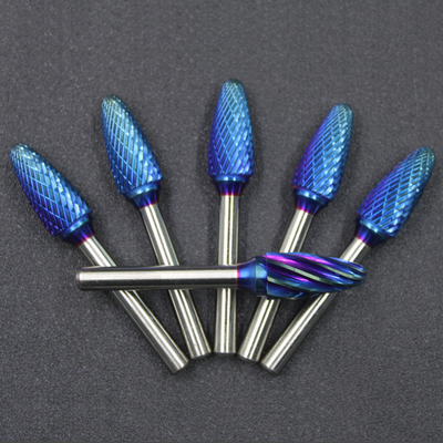 Ein guter Preis. SILVER Wolframkarbid Burr Set 1/8-1/4 Zoll oder 3-6MM Schaft Größe Kobalt Zutat Online