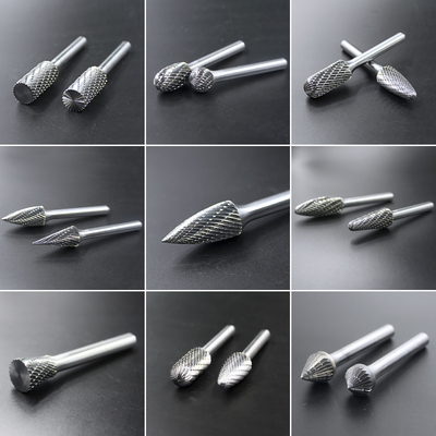 Ein guter Preis. Wolframkarbid-Burr-Set SILVER Schleifformen Baum/Rundbaum/Zylinderform BURRS Farbe SILVER zum Schleifen Online
