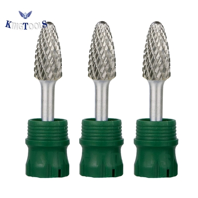 Ein guter Preis. SF-5 Wolframkarbid Rotationsschleuder Doppelschnitt Baumform 1/4 Schaft Online