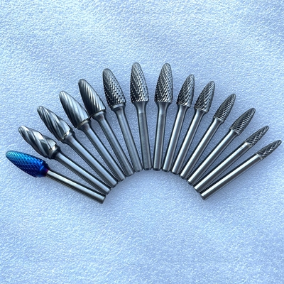 Ein guter Preis. Wolframkarbid-Rotationsfräser-Set 6mm 1/4 Zoll Schaft Doppelschnitt Online
