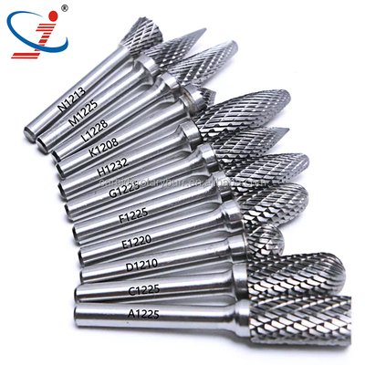 Ein guter Preis. 1/4 Zoll Schaft Doppelschnitt Wolframkarbid-Fräser zum Metallpolieren Online