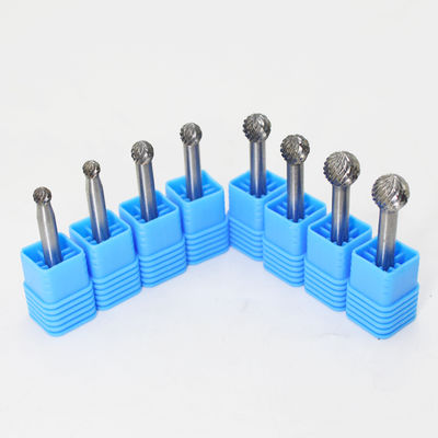 Qualität Customized 1/8 Shank Diameter 2.35 Ball Shaped Carbide Burr Rotary Burr with MOQ 5 Pieces for Wood Carving Fabrik