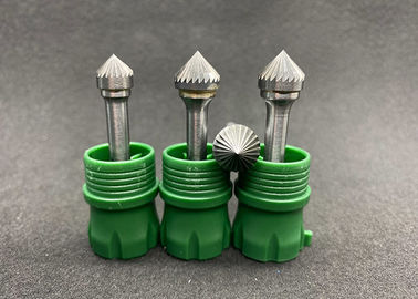 Ein guter Preis. Industrielles Kegel-Karbid-Grat-gesetztes Baum-Form-Karbid-Drehstückchen mit Radius-spitzem Ende Online