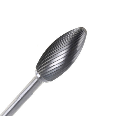 Guter Preis Silberne Flammen-Hartmetall-Burr Bits Rotary Tool Grinding-Stückchen-Verschleißfestigkeit Online
