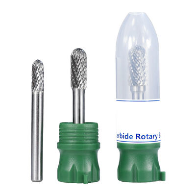 Ein guter Preis. 6mm Schaft-silbernes schweißendes Karbid Dreh-Burr For Cutting Metal Online